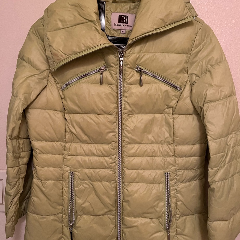 Laundry by Design Light Green Puffer Jacket